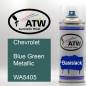 Preview: Chevrolet, Blue Green Metallic, WA5405: 400ml Sprühdose, von ATW Autoteile West.